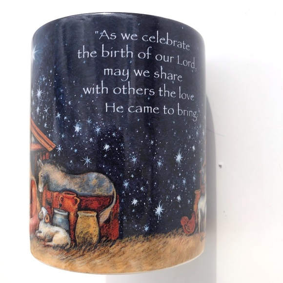 Lang Mug by Susan Winget Holy Family Christmas 2017 in gift box ceramic 14oz cup - Picture 4 of 14